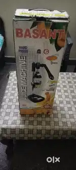 One pcs juicer machine box pack in sale only Rs 1300