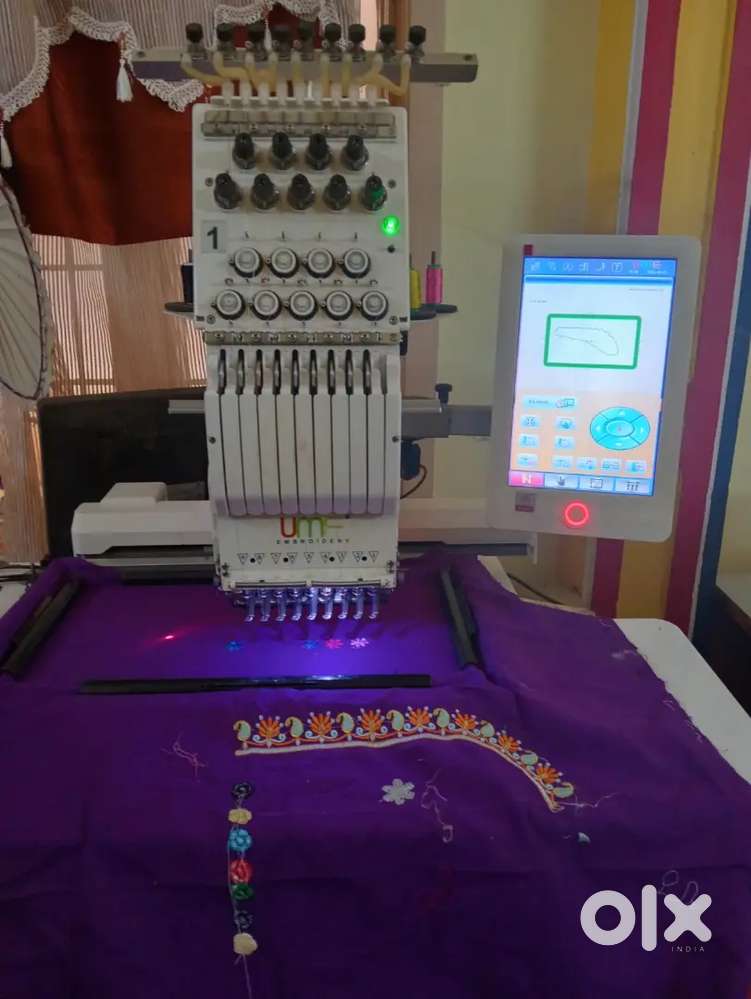 Computer embroidary mussion