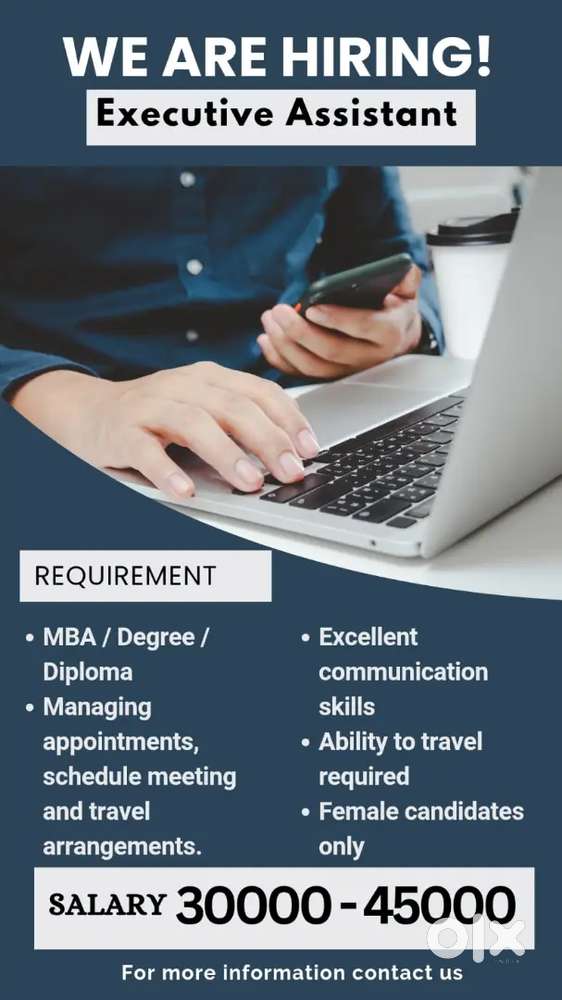 Female executive assistant