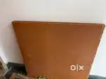 Double bed with boxes
