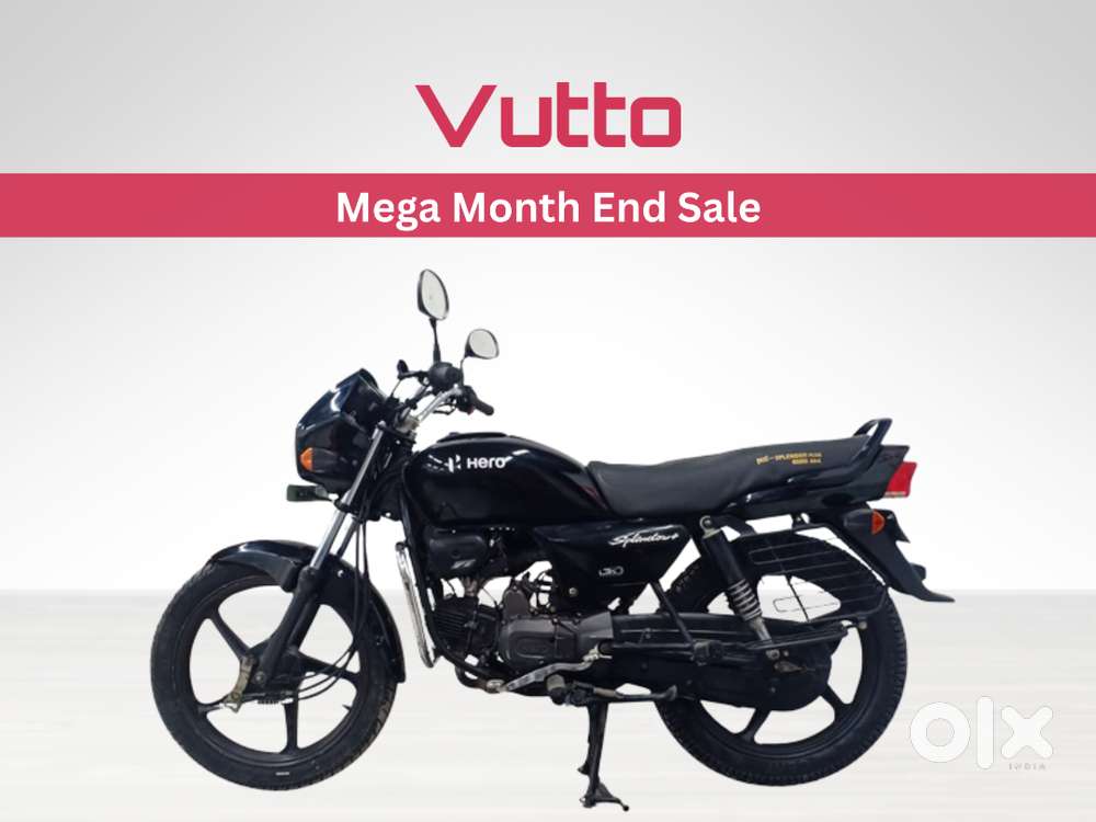 Hero Splendor Plus Self Alloy i3S (1992), 6 months warranty