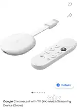Google Chrome Chromecast - Google TV 4K