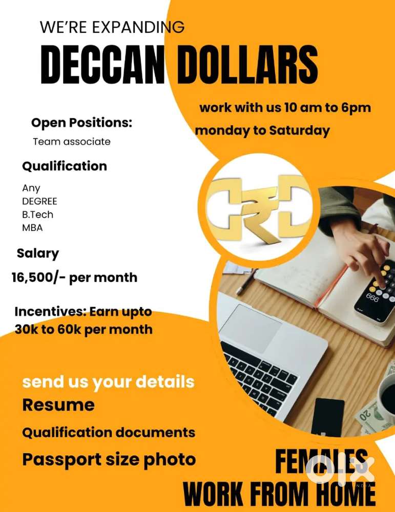 Work from home job for women's