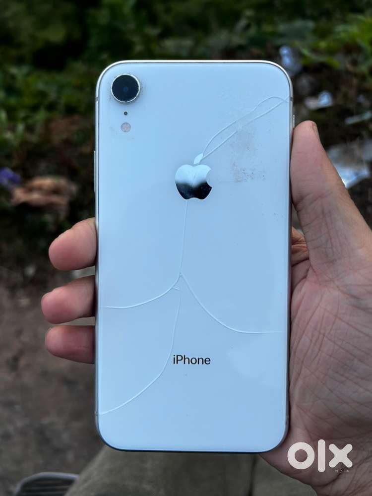 Iphone xr 256gb bh74 display change face id off back glass crack