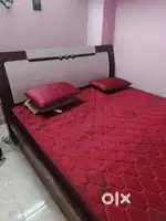 Good condition imported cot n spring mattress