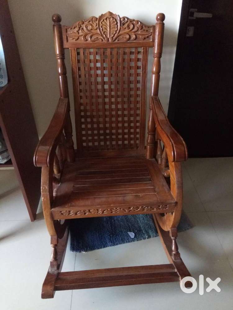 Rocking Chair Solid Teak Wood