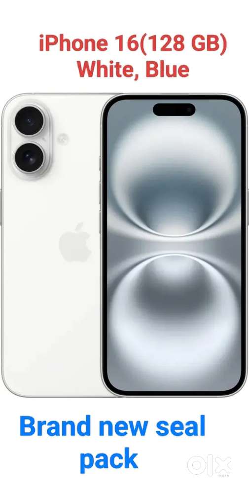 iPhone 16(128 GB) White, Blue