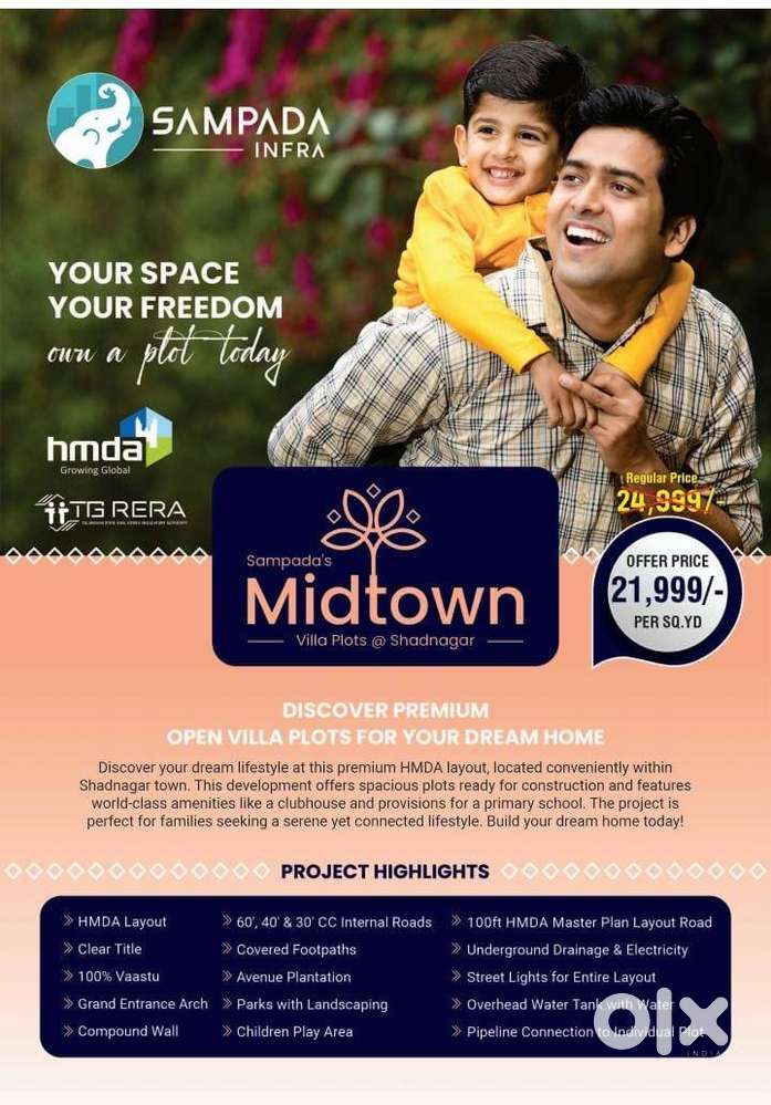 Midtown villa plots