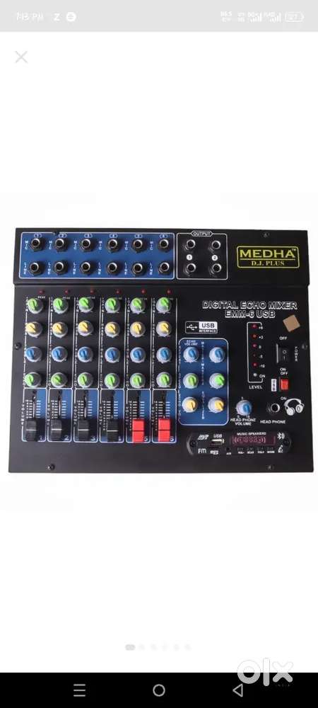 8 channel audui mixer in new condition