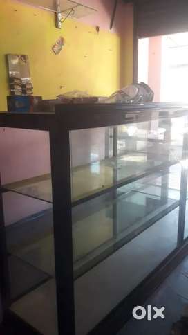Shop racks and fridge for sale