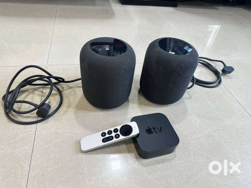 Apple 4K with 2 HomePods