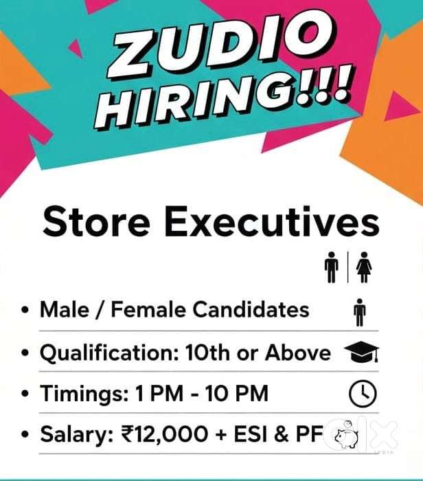 Hiring for zudio