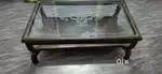 Big Diwali Sale - Wooden Glass - Top Centre Table