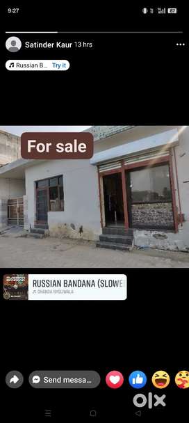 2shops in front of house