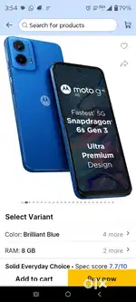 Moto g45 .. 5G .. 8/128..blue