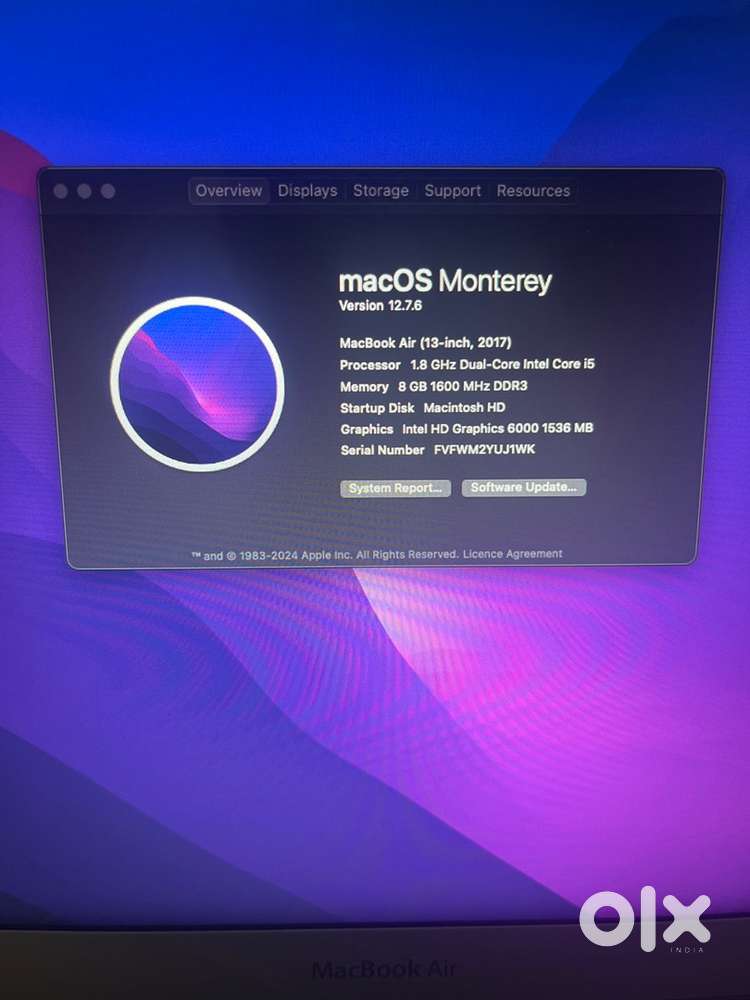 Apple macbook air 13 inches