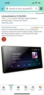 Pioneer premium infotainment system
