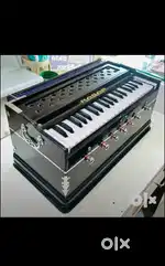 New Professional Quality Double Reeds harmonium with bill and 1 year