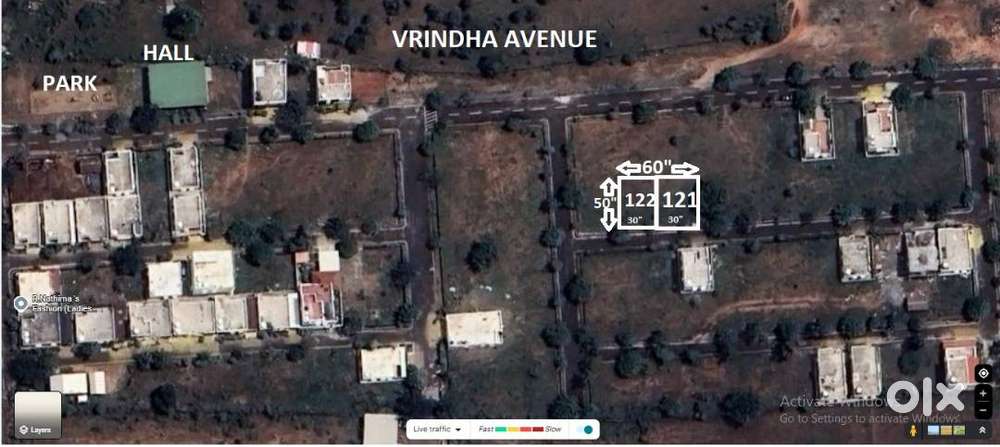 3.5 cents x 2 sites(30x50 and 30x50)