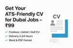 ATS friendly uae/indian CV for 99