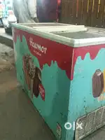 Icecream freezer at running condition