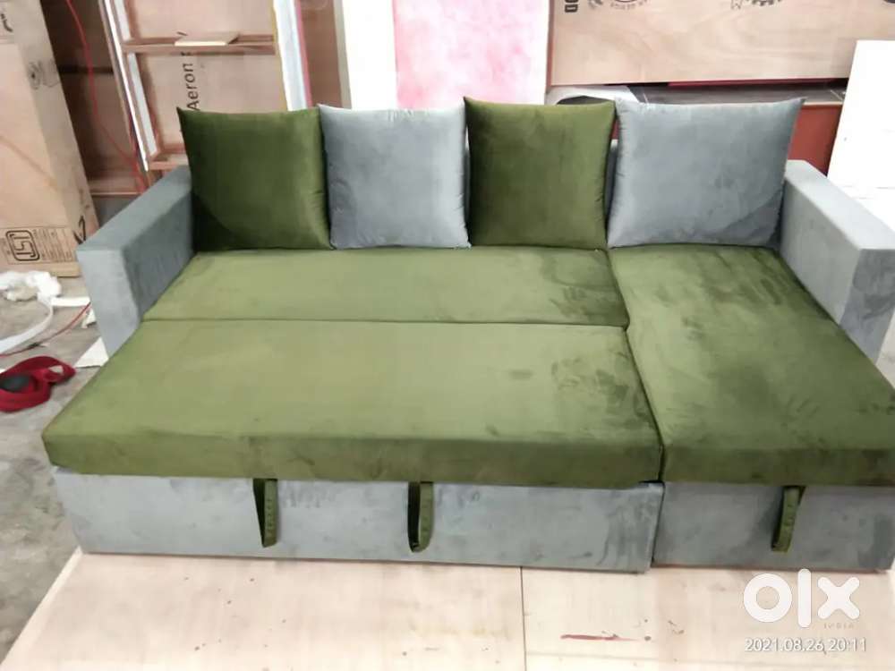 Comfort design brand new L shape sofa cumbed at reasonable price