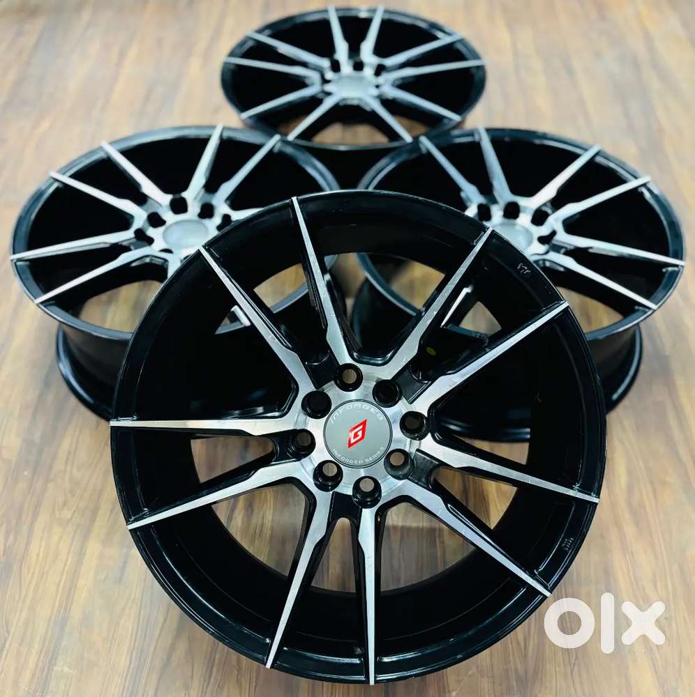 17 inch 100/108 pcd inforged branded wheels set of four in best price
