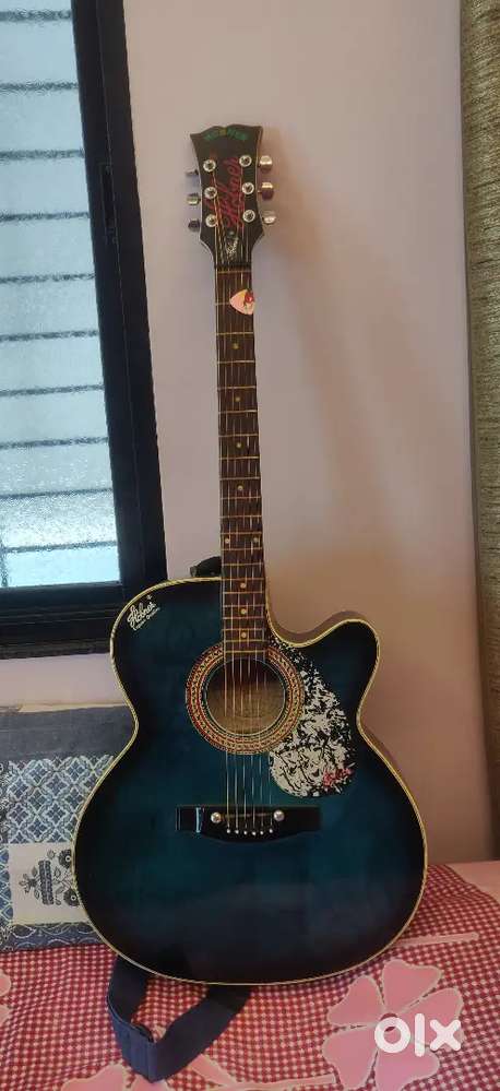 Hobner Acoustic Guitar Natural 6 string