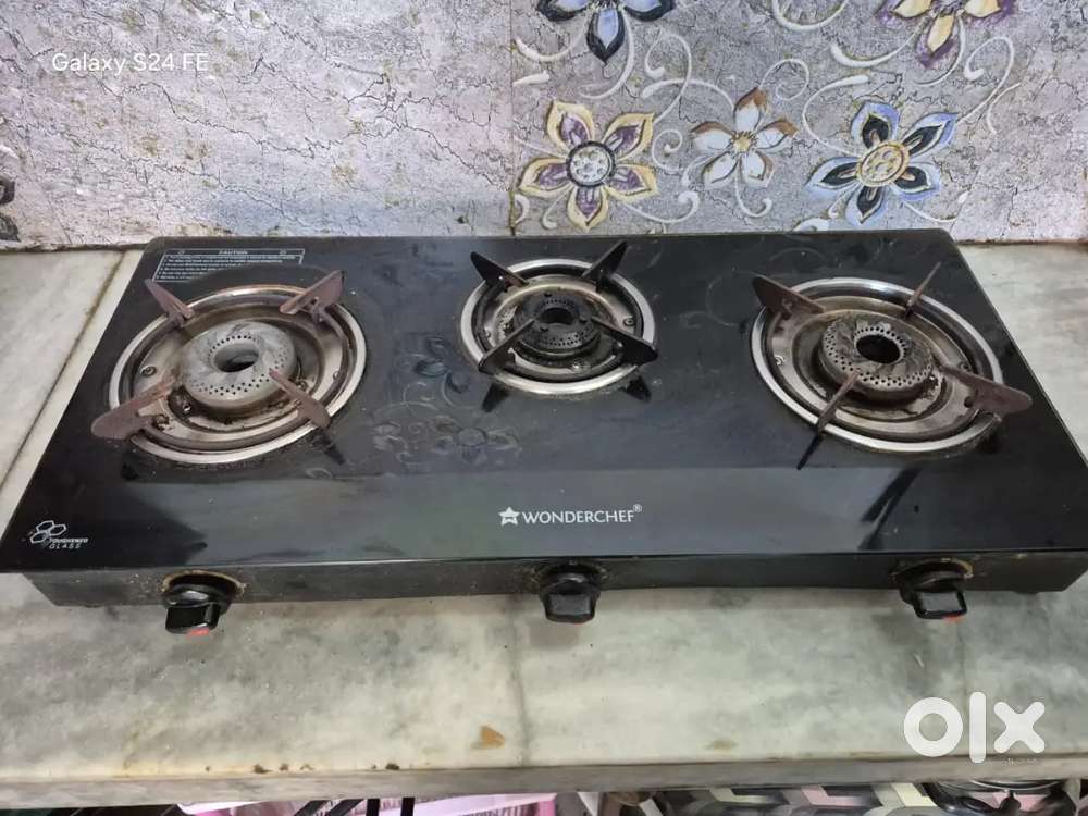 Wonderchef 3 burner gas stove