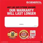 NEW OGENERAL 1.5 TON 3 STAR INVERTER SPLIT AC