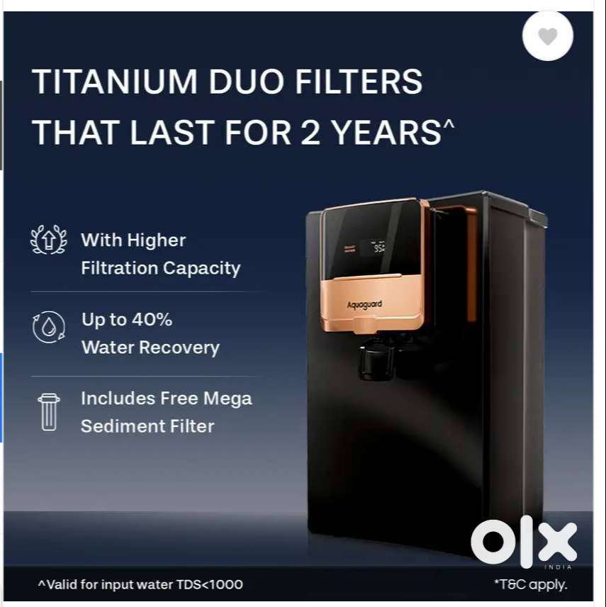 Eureka Forbes enrich ritz pro 2x