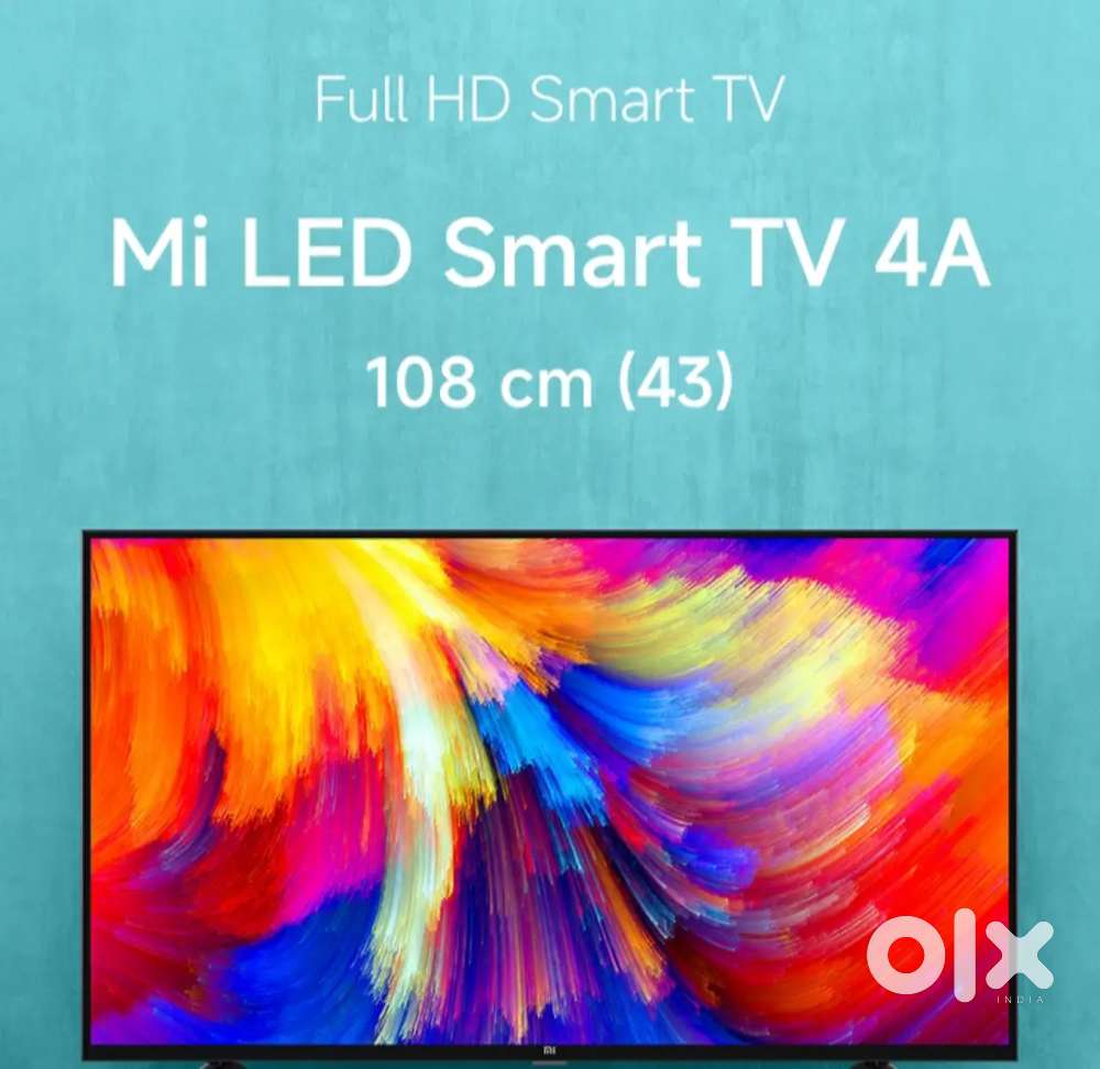 Mi 43inch smart TV with wall mount stand for sale