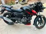 Top model pulsar 150 with twin seat & twin disk