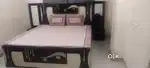 King Size Bed with Side Table – Excellent Condition