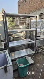 Commercial restaurant kitchen equipment ss table counter rack shelf