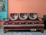 3+1+1 seater wooden sofa set for immediate pickup in Nadiad