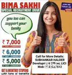 BIMA SAKHI in LICI, Krishnagar Br-1
