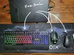 RGB Mouse and Keyboard for sale