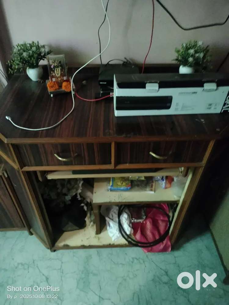 Old computer table and dinning table.
