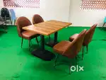 Cafeteria table and chairs
