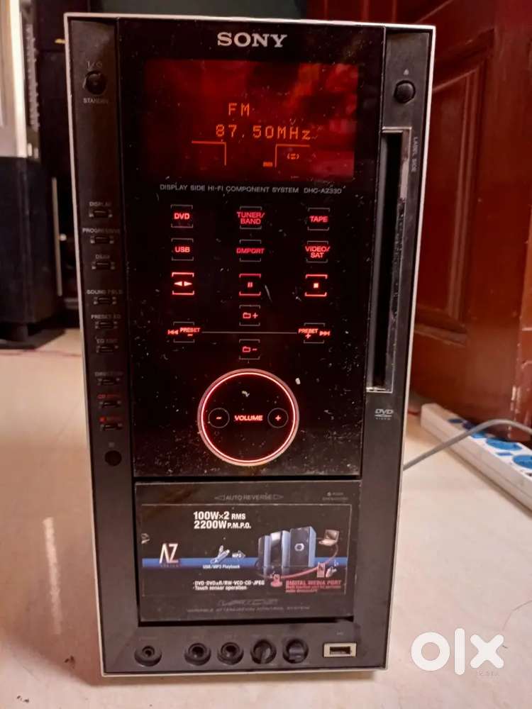 SONY UNIT FM AUX DVD USB CASSETTE ALL WORKING CONDITION no speaker