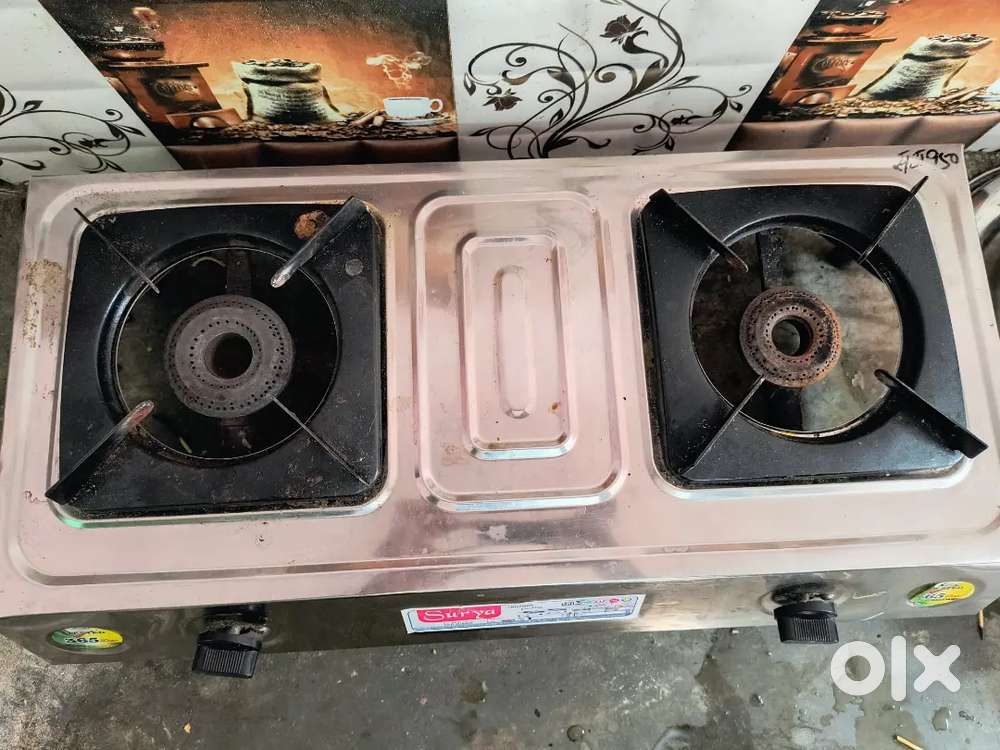 2 burner Gas stove (Chulha)