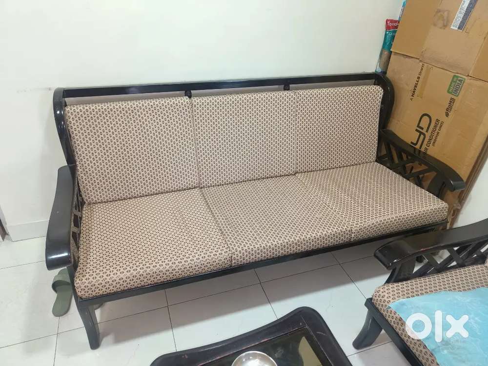 Sofa set pure original teak wood