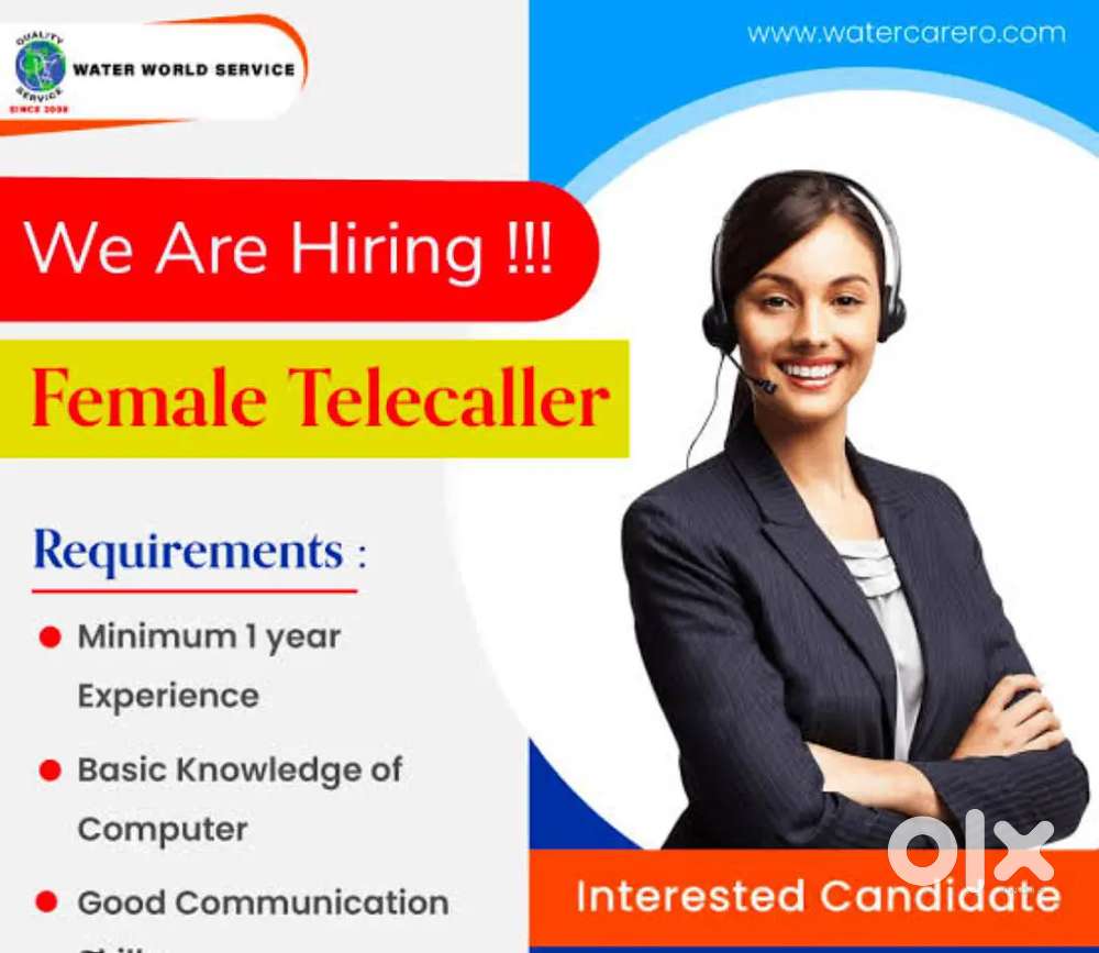 Fresher staff hiring telly caller staff with good salary