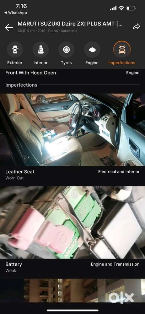 Maruti Suzuki Dzire zxi plus automatic Petrol 67000 Km Driven