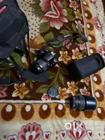 CANON 1300d dslr 18-55 lens and 70-300 sigma lens