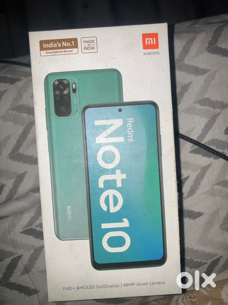 mi redmi note 10 mint condition with box and charger 6/128