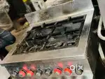 Four burner gas range used restaurant commercial kitchen equipments
