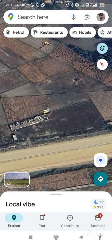 Indemau Chauraha Par Commercial Potential Wali Zameen