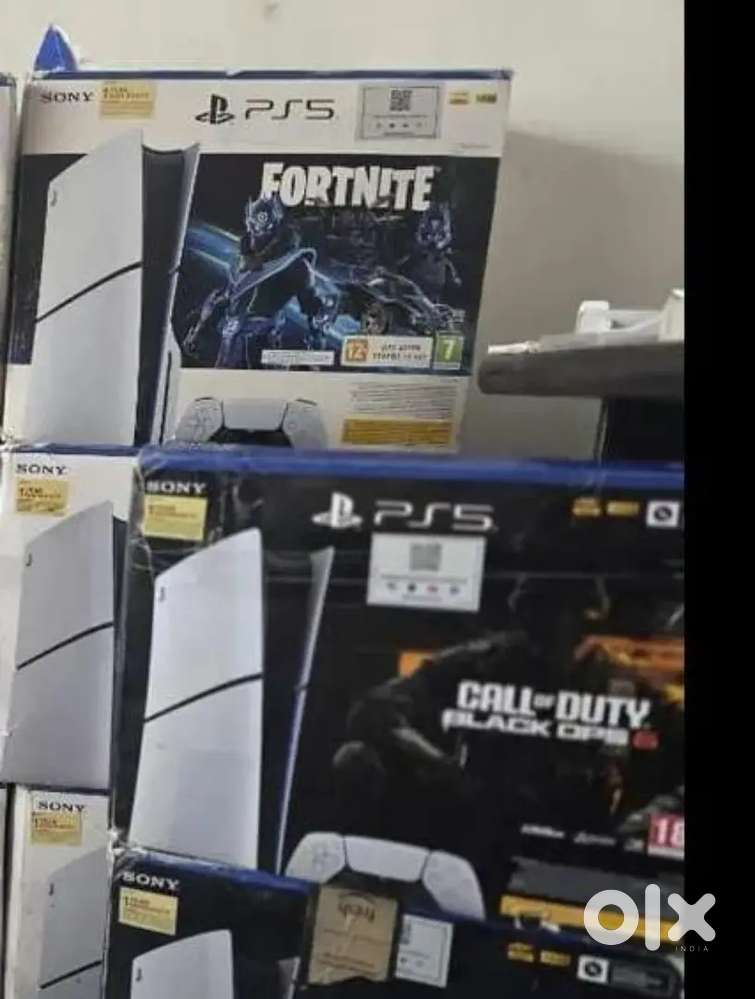 Ps5 ps4 with 1 year warranty free games gaming consoles